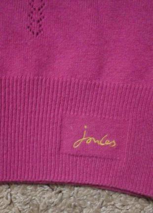 Joules замечательный состав, топ/безрукавка/жилека розового цвета, в составе кашемир5 фото