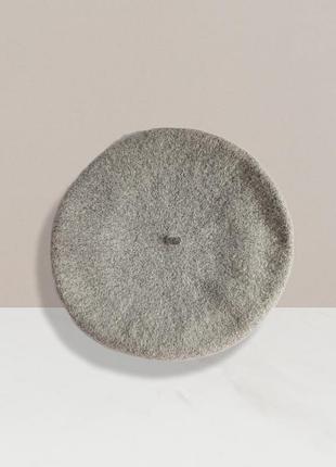 Жіночий світло-сірий берет/ берет  жіночий сірий