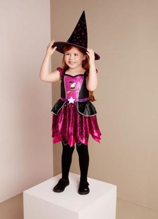 Сукня george 18-24 міс. peppa pig пеппа капелюх ковпак плаття фея чарівниця чаклунка відьма карнавальний костюм halloween хеллоуїн хеллоуін хелловін