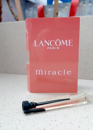 Lancome miracle💥оригинал миниатюра пробник mini 5 мл книжка игла2 фото