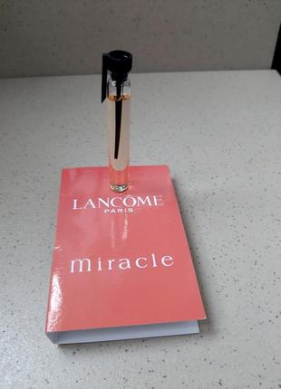 Lancome miracle💥оригинал миниатюра пробник mini 5 мл книжка игла6 фото