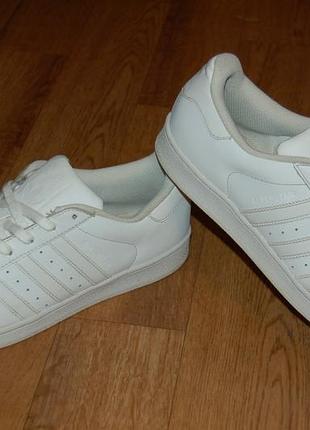 Кожаные кроссовки кеды 39 р adidas superstar оригинал