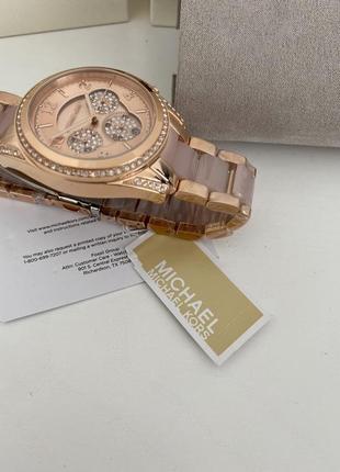 Michael kors blair chronograph mk6763 женские брендовые наручные часы хронограф майкл корс мишель корс на подарок жене девушке7 фото