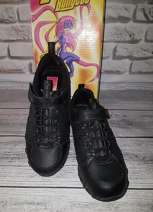 Original новые кожаные полуботинки skechers bikers school daze 19. 7 см