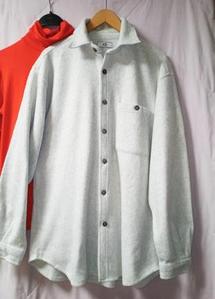 Мягкая флисовая рубашка,l-xxl,,с&а.