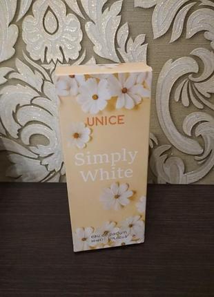 Туалетная вода unice simply white2 фото