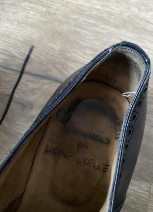 Кожаные ортопедические туфли при разной длине ног2 фото