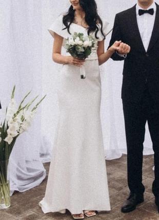 Весільна сукня біла рибка торг ок, примірка київ5 фото