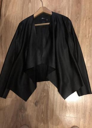 Шкіряний кардиганчик-піджак