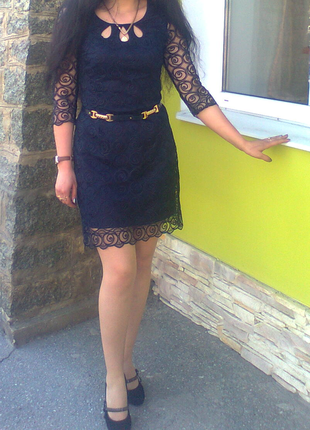 Платье с кружева