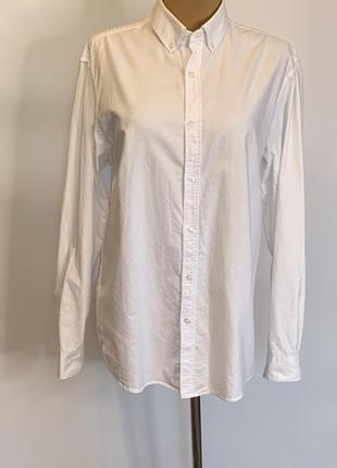 Белая рубашка из хлопка 100%