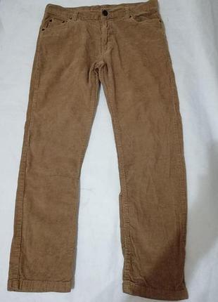 Вельветові джинси чоловічі denim co w34 l30 розмір
