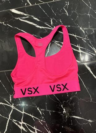 Спортивный яркий розовый топ victoria's secret vsx3 фото