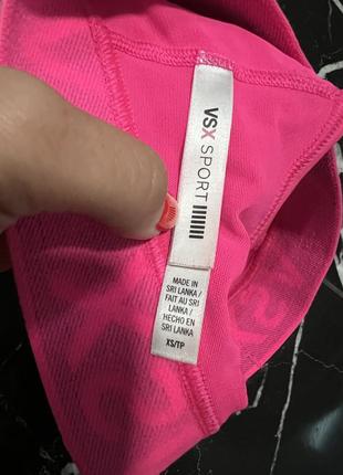 Спортивный яркий розовый топ victoria's secret vsx4 фото