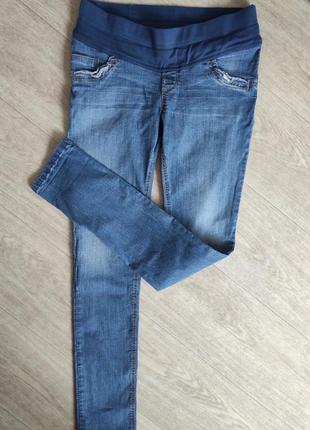 Качественные джинсы под животик для беременных3 фото
