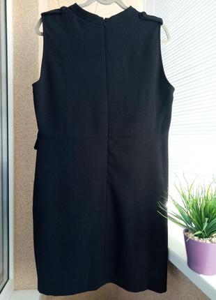 Чорна сукня прямого силуету2 фото