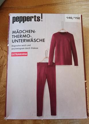 Набор термобелья pepperts 134/140 146/152 термобелье для подростка6 фото