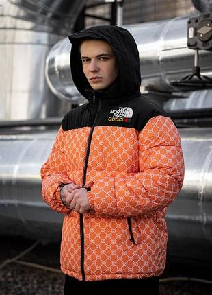 Пуховик куртка calvin klein pl mane orange 🔥