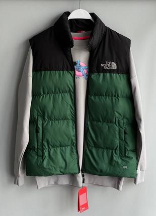 Мужская чёрно-зелёная жилетка tnf чоловіча чорно-зелена жилетка tnf