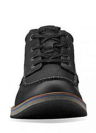 Шкіряні черевикиь clarks mahale mid black4 фото