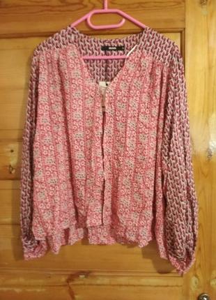 Шикарная блуза с завязкой от bikbok, p. m