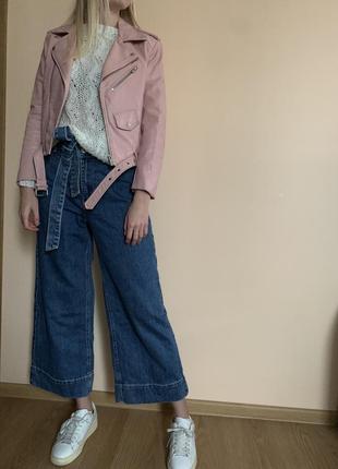 Zara кожаная курточка