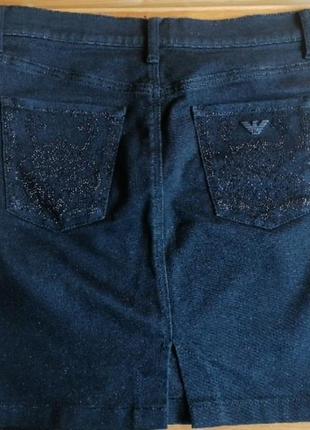 Стильная демисезонная юбка armani jeans5 фото