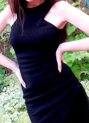 Класическое черное платье zara
