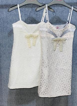 Платье шедевр кружево жемчужная подвеска