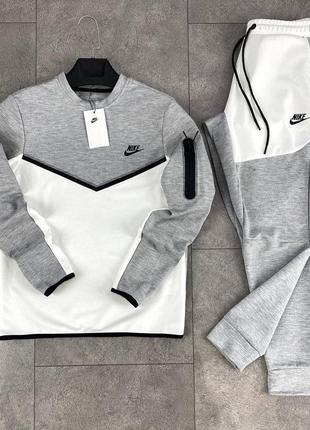 Мужской спортивный трикотажный костюм nike tech fleece