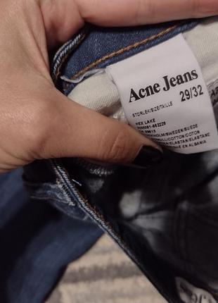 Acne jeans копенгаген джинсы размер с, европейский 368 фото