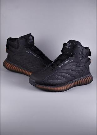 Мужские кроссовки adidas yeezy black winter