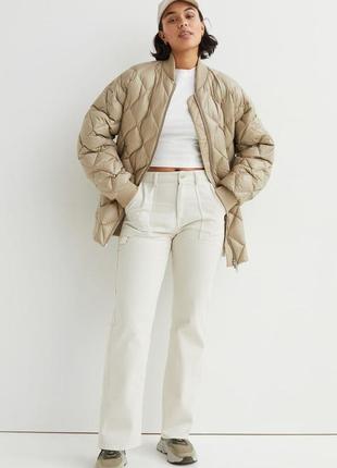 Штани карго з грубої бавовни h&m,p. 44