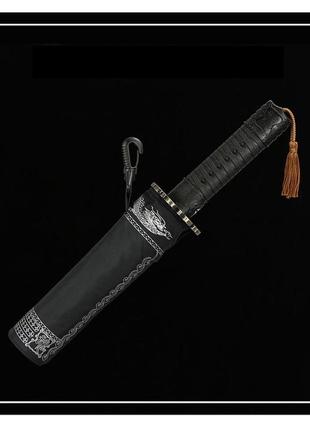 Зонт xiaomi автоматический темно-синий, зонт в виде самурайского меча. диам 96 см,...