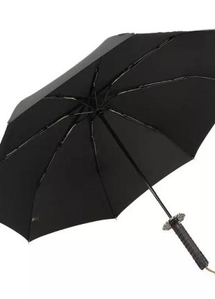 Зонт xiaomi автоматический темно-синий, зонт в виде самурайского меча. диам 96 см,...