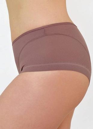 Новинка❤ трусики женские acousma черные мокко сеточка лазерная обработка швов