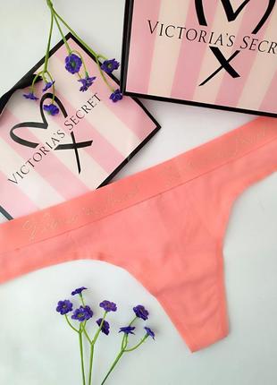 Трусики котонові стрінги victoria's secret original l 40 12 42