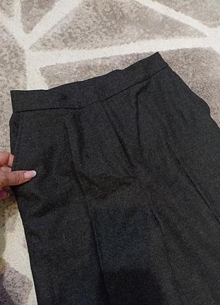 Статусные шерстяные штаны,брюки шерсть с ангорой max mara3 фото