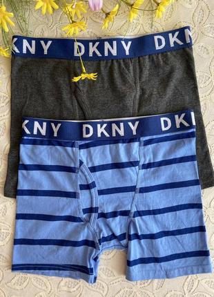 Підліткові нові боксерки для хлопчика dkny -оригінал 14/16 років 🔥5 фото