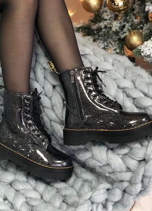 Черевики жіночі dr. martens jadon galaxy/ботинки женские доктор мартэнс жадон галакси4 фото