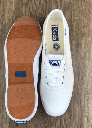 Оригінальні жіночі білі кеди keds6 фото