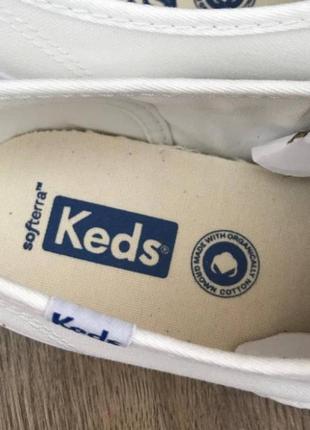 Оригінальні жіночі білі кеди keds8 фото