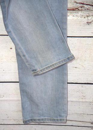 Крутые светло-голубые джинсы5 фото