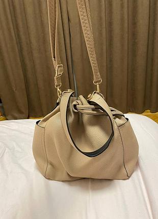 Бежева сумка parfois