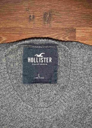 Мужская серая кофта свитшот hollister8 фото