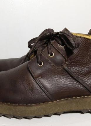 Шкіряні дезерты dr.martens. чоловічі черевики, демісезонні, осінні, весняні мужские кожаные ботинки.