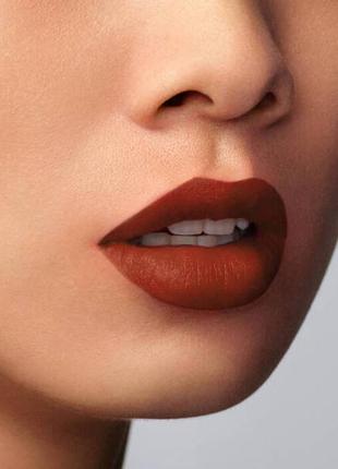 Рідка помада для губ giorgio armani lip maestro liquid matte lipstick відтінок 209 palazzo 3.5ml3 фото