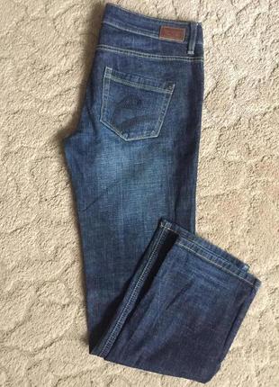 Відмінні джинси дружин з потертістю прямі разів l(40)3 фото