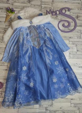 Детское платье disney для девочек эльзы холодное сердце дисней frozen размер 122 128
