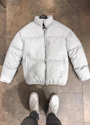 Мужская белая курточка чоловіча біла куртка